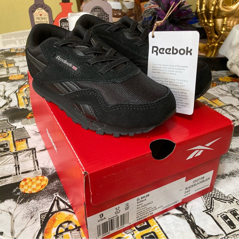 Reebok Kids Black Sneakers